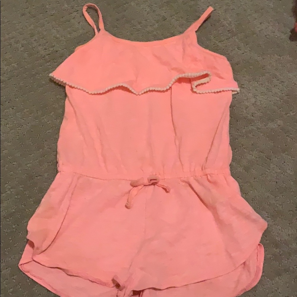 Cute girls swimsuit coverup/romper